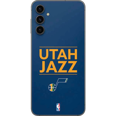NBA Utah Jazz Standard - Black Galaxy A14 5G Skin